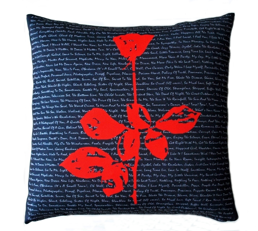 Depeche Mode Violator Rose Pillow
