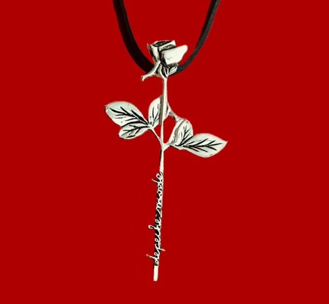 Depeche Mode pendant Enjoy the Silence Rose (silver)