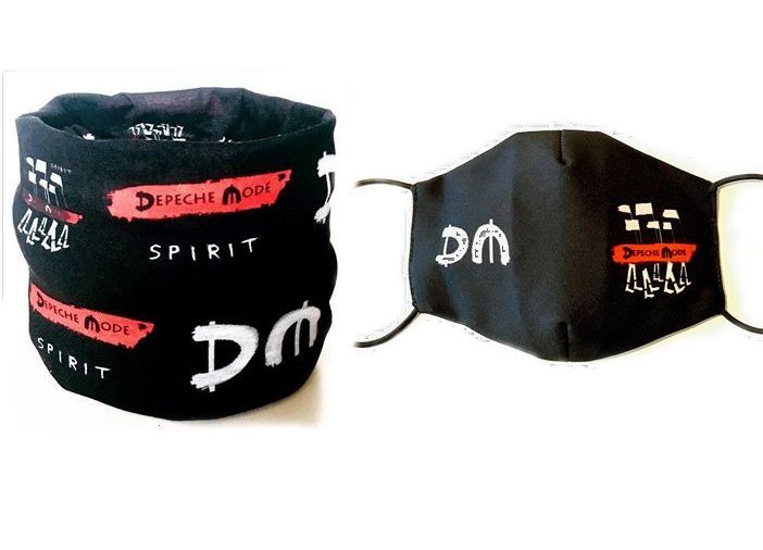 Depeche Mode Spirit combo of scarf and face mask