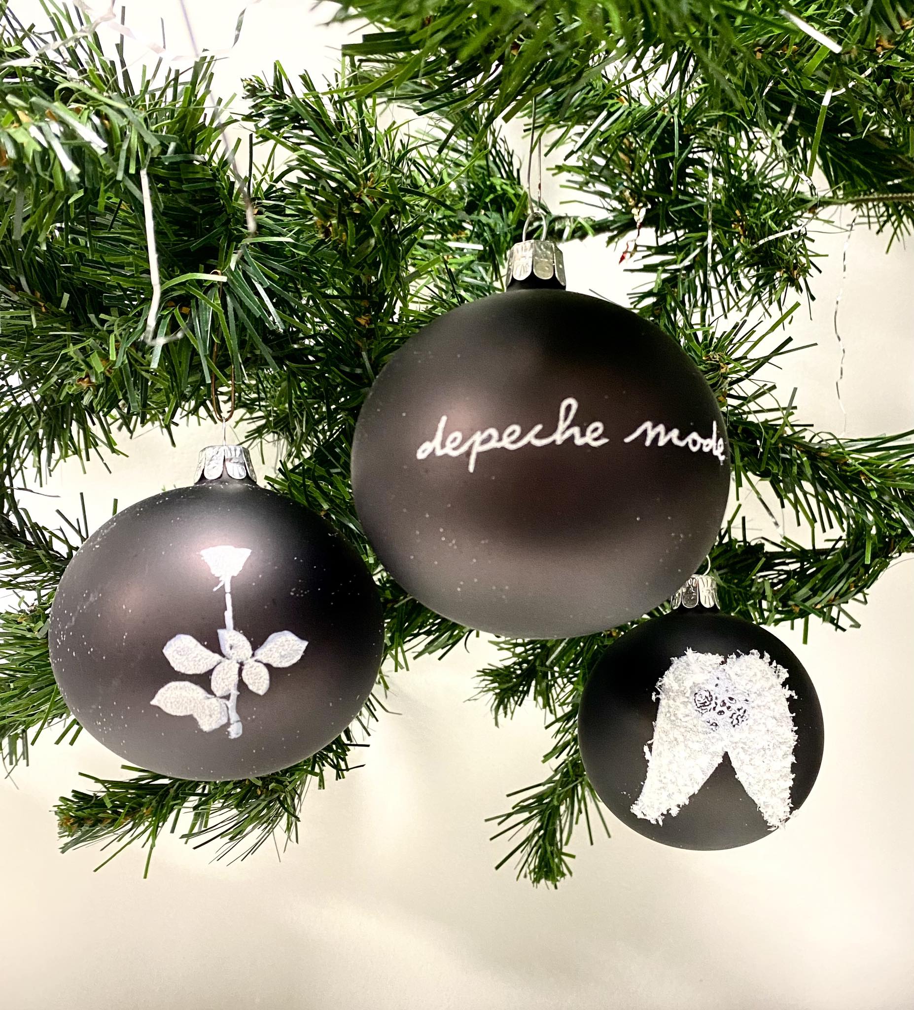 Depeche Mode Christmas Balls