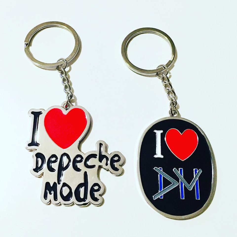 Depeche Mode Keychain DM + Depeche Mode Keychain